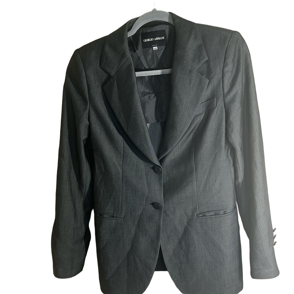 Vintage Giorgio Armani women’s Two Button blazer jackets Sz 42 vintage RN 103723